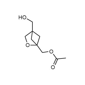 [4-(hydroxymethyl)-2-oxabicyclo[2.1.1]hexan-1-yl]methylacetate Structure