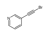 Pyridine, 3-(bromoethynyl)- (9CI) Structure