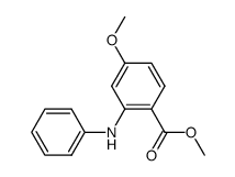 4-methoxy-2-(phenylamino)benzoic acid methyl ester Structure