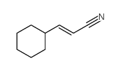 2-Propenenitrile,3-cyclohexyl-, (2E)- Structure