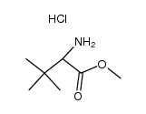 BUTYRIC ACID, 2-AMINO-3,3-DIMETHYL-, METHYL ESTER, HYDROCHLORIDE, DL- Structure