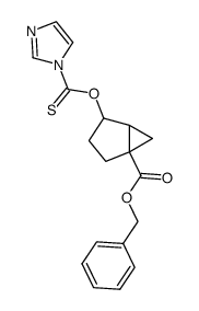 benzyl 4-((1H-imidazole-1-carbonothioyl)oxy)bicyclo[3.1.0]hexane-1-carboxylate Structure