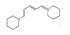 Piperidinium,1-[5-(1-piperidinyl)-2,4-pentadien-1-ylidene]-, chloride (1:1) structure