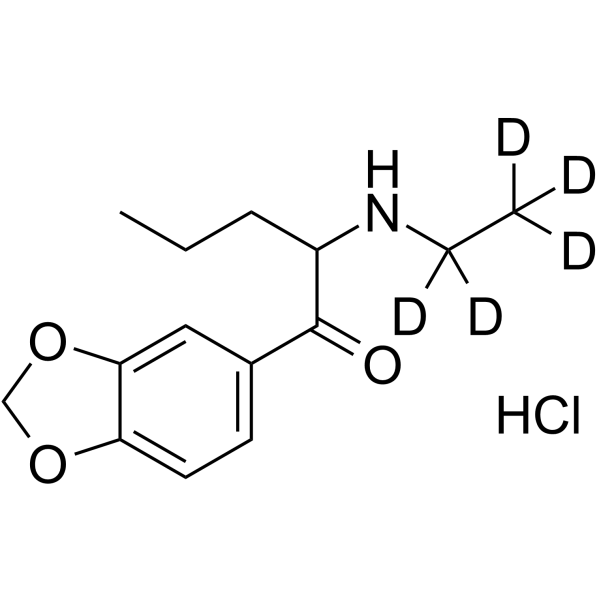 N-ethyl Pentylone-d5 hydrochloride Structure