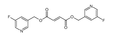 bis[(5-fluoropyridin-3-yl)methyl] (E)-but-2-enedioate Structure