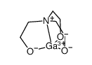 (Ga[(triethanolamine)(-3H)])n Structure