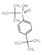 Phosphinic acid,(1,1-dimethylethyl)[4-(1,1-dimethylethyl)phenyl]- (9CI) structure