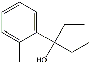3-(2-methylphenyl)pentan-3-ol结构式