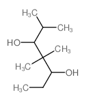2,4,4-trimethylheptane-3,5-diol Structure