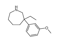 3-ethyl-3-(3-methoxy-phenyl)-azepane Structure