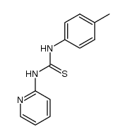 1-(2-Pyridyl)-3-(p-tolyl)thiourea structure