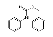 benzyl N'-phenylcarbamimidothioate结构式