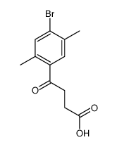 4-(4-bromo-2,5-dimethylphenyl)-4-oxobutanoic acid Structure