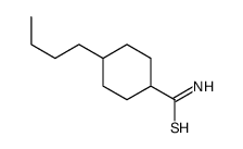 Cyclohexanecarbothioamide, 4-butyl- (9CI) Structure