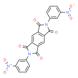 2,6-Bis(3-nitrophenyl)benzo[1,2-c:4,5-c']dipyrrole-1,3,5,7(2H,6H)-tetrone Structure