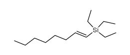 (E)-triethyl(oct-1-en-1-yl)silane Structure