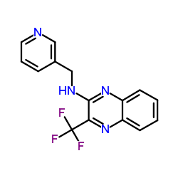 N-(3-Pyridinylmethyl)-3-(trifluoromethyl)-2-quinoxalinamine Structure