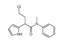 4-chloro-N-methyl-N-phenyl-2-(2-pyrrolyl)butanamide Structure