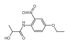 lactic acid-(4-ethoxy-2-nitro-anilide) Structure