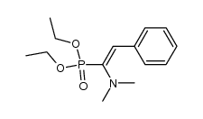 1-Phenyl-2-diethylphosphono-2-dimethylamino-ethylen Structure