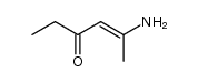 5-amino-4-hexen-3-one结构式