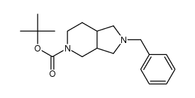 tert-butyl 2-benzylhexahydro-1H-pyrrolo[3,4-c]pyridine-5(6H)-carboxylate Structure