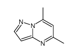 5,7-二甲基吡唑并[1,5-a]嘧啶结构式