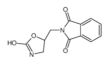 2-[[(5R)-2-oxo-1,3-oxazolidin-5-yl]methyl]isoindole-1,3-dione结构式