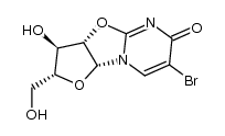 2',3'-anhydro-1-β-D-arabinofuranosyl-5-bromo-uracil Structure