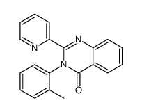 2-(2-Pyridinyl)-3-(2-methylphenyl)-3,4-dihydroquinazoline-4-one Structure