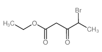 Ethyl 4-bromo-3-oxopentanoate structure