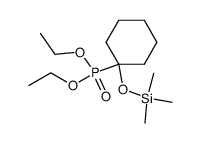 diethyl 1-(trimethylsiloxy)-1-cyclohexylphosphonate结构式