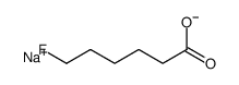 6-Fluorohexanoic acid sodium salt Structure