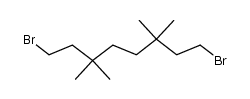 1,8-dibromo-3,3,6,6-tetramethyl-octane Structure