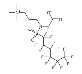 3-[(carboxymethyl)[(tridecafluorohexyl)sulphonyl]amino]propyltrimethylammonium hydroxide Structure