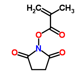 1-(Methacryloyloxy)-2,5-pyrrolidinedione structure