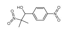 2-methyl-2-nitro-1-(4-nitrophenyl)propan-1-ol Structure