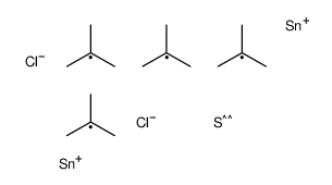 ditert-butyl-chloro-[ditert-butyl(chloro)stannyl]sulfanylstannane结构式