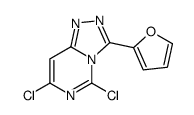 5,7-dichloro-3-(furan-2-yl)-[1,2,4]triazolo[4,3-c]pyrimidine结构式