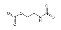 2-nitroaminoethyl nitrate Structure