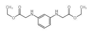 Glycine,N,N'-1,3-phenylenebis-, diethyl ester (9CI) Structure