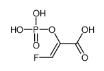 3-fluoro-2-phosphonooxyprop-2-enoic acid Structure