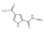 1H-Pyrrole-2-carboxylicacid,4-acetyl-,hydrazide Structure