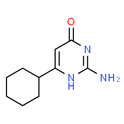 2-amino-6-cyclohexylpyrimidin-4-ol结构式