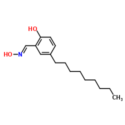 2-HYDROXY-5-NONYL-BENZALDEHYDE OXIME structure