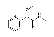 α-Methoxy-N-methyl-2-pyridylthioacetamide structure