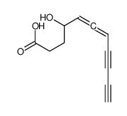 4-Hydroxy-5,6-undecadiene-8,10-diynoic acid structure