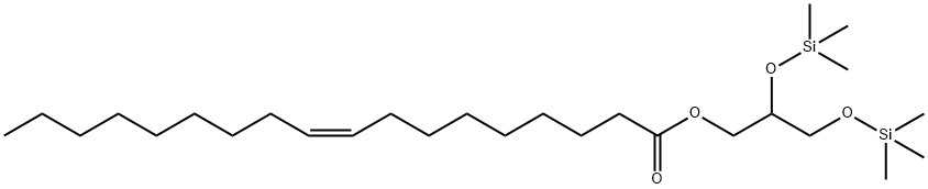 1-O-Oleoyl-2-O,3-O-bis(trimethylsilyl)glycerol结构式