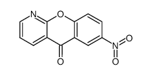 7-nitro-chromeno(2,3-b)pyridin-5-one Structure