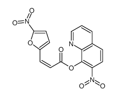 (7-nitroquinolin-8-yl) (E)-3-(5-nitrofuran-2-yl)prop-2-enoate结构式